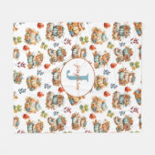 Gepersonaliseerde Pompoenen Country Chic Fleece De (Voorkant (Horizontaal))