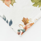 Gepersonaliseerde Pompoenen Country Chic Fleece De Deken (Hoek)