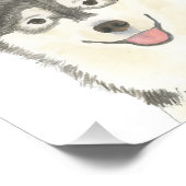 Gepersonaliseerde Pomsky Art Foto Afdruk (Hoek)