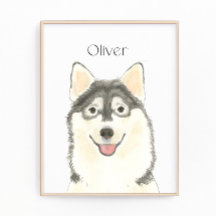Gepersonaliseerde Pomsky Art