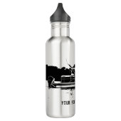 Gepersonaliseerde Pontoon Boat Water Bottle Waterfles (Links)