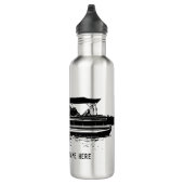 Gepersonaliseerde Pontoon Boat Water Bottle Waterfles (Rechts)