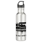 Gepersonaliseerde Pontoon Boat Water Bottle Waterfles (Voorkant)