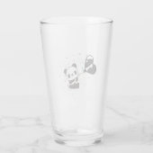 Gepersonaliseerde Pooh Waterverf Eerste Verjaardag Glas (Achterkant)