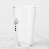 Gepersonaliseerde Pooh Waterverf Eerste Verjaardag Glas (Links)