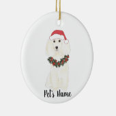 Gepersonaliseerde pool (wit) keramisch ornament (Rechts)