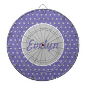 Gepersonaliseerde pooldartboard voor dames (Lavend Dartbord (Voorkant)