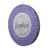 Gepersonaliseerde pooldartboard voor dames (Lavend Dartbord (Voorkant Rechts)