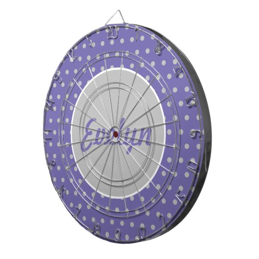 Gepersonaliseerde pooldartboard voor dames (Lavend Dartbord (Voorkant Rechts)