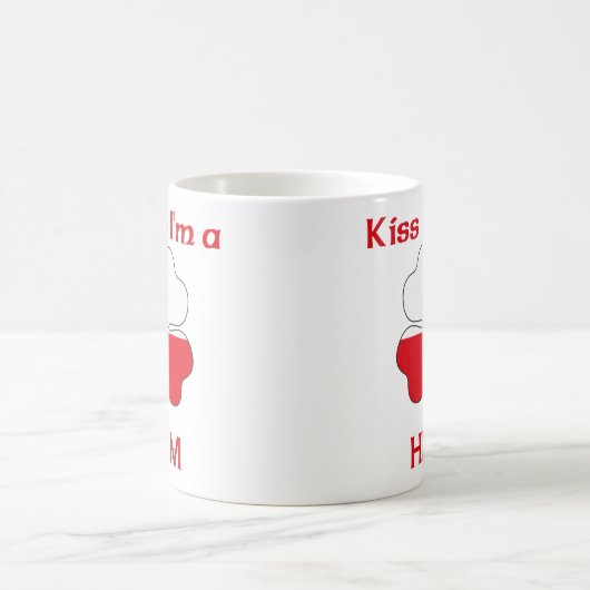 Gepersonaliseerde Poolse Kus Ik ben Helm Koffiemok (Center)