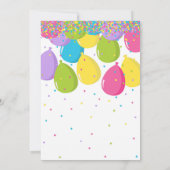 Gepersonaliseerde Poop Emoji Thareed Birthday Part Kaart (Achterkant)