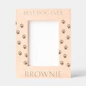 Gepersonaliseerde pootafdruk foto gegraveerde lijstjes (Voorkant)