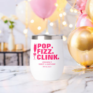 Gepersonaliseerde Pop Fizz Clink Sweet 16 Party Fa