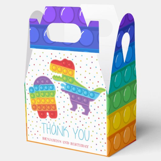 Gepersonaliseerde Pop IT Boy Verjaardag Bedankdoosjes (Geopend)