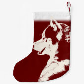 Gepersonaliseerde pop-up stoppen met kerst kleine kerstsok (Achterkant)