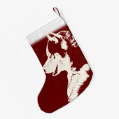 Gepersonaliseerde pop-up stoppen met kerst kleine kerstsok (Achterkant (Hangend))