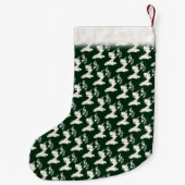 Gepersonaliseerde pop-up stoppen met kerst kleine kerstsok (Achterkant)