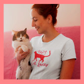 Gepersonaliseerde Populaire Crazy Cat Lady T-shirt