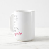 Gepersonaliseerde positieve adviezen van de schopt koffiemok (Voorkant links)