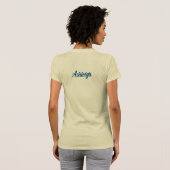 Gepersonaliseerde positieve boodschap T-shirt (Achterkant volledig)