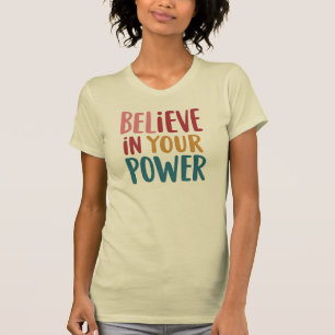 Gepersonaliseerde positieve boodschap T-shirt
