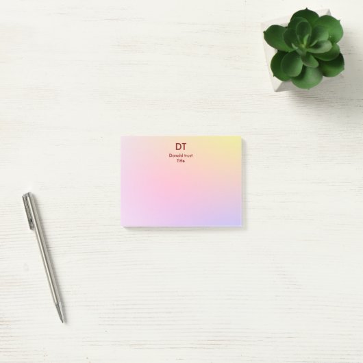 Gepersonaliseerde Post-It Notes (Kantoor)