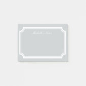Gepersonaliseerde Post-it® notes met elegante rand (Voorkant)