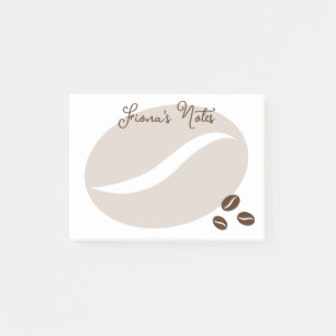 Gepersonaliseerde Post-it® notes met koffiebonen g
