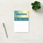 Gepersonaliseerde Post it notes modern design (Kantoor)
