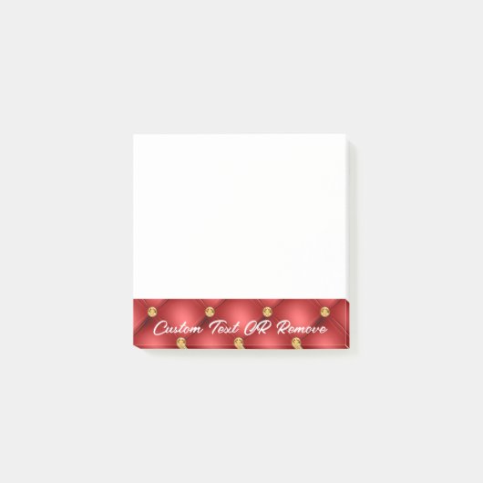 Gepersonaliseerde Post-it® notes Red Gold (Voorkant)