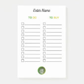 Gepersonaliseerde Post-it Notes te doen om JK 2025 (Voorkant)