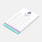 Gepersonaliseerde Post-it Notes to do list 2021 JK (Schuin)