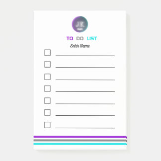 Gepersonaliseerde Post-it Notes to do list 2021 JK