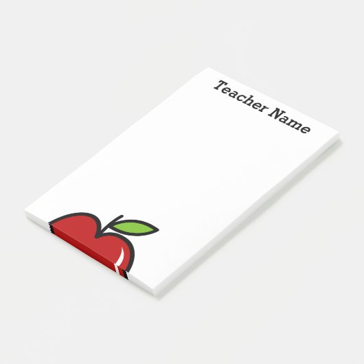 Gepersonaliseerde Post-it® notes voor docenten (Schuin)