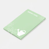 Gepersonaliseerde Post-it® notes voor plant liefhe (Schuin)