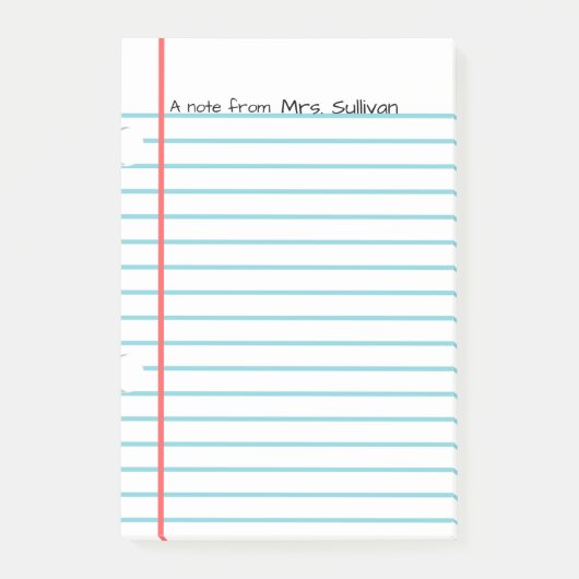 Gepersonaliseerde Post-IT notities Post-it® Notes (Voorkant)