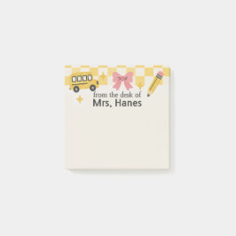 Gepersonaliseerde post-it notities van de leerkrac post-it® notes