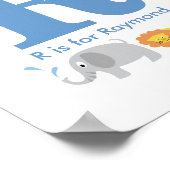 Gepersonaliseerde poster (Hoek)