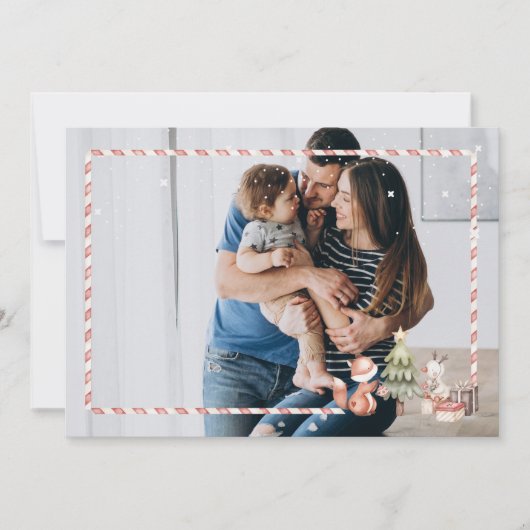 Gepersonaliseerde postKerstmis Kaart (Voorkant)