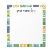 Gepersonaliseerde postzegels Notitieblok (Voorkant)