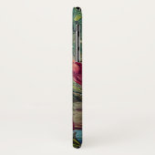 Gepersonaliseerde prachtige roze flamingo Mural Case-Mate iPhone Case (Achterkant/links)