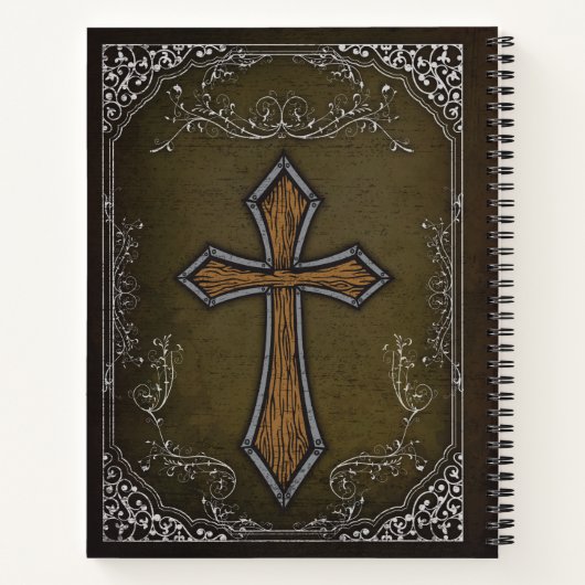 Gepersonaliseerde Prayer Journal Religieuze Notitieboek (Achterkant)