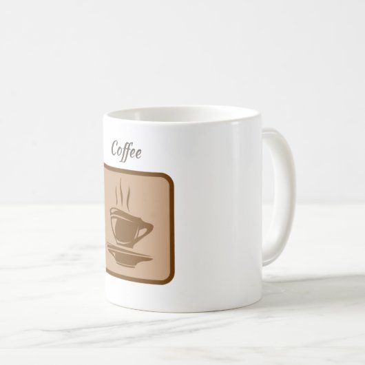 Gepersonaliseerde premium koffie Mok (Voorkant rechts)