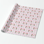 Gepersonaliseerde Preppy Christmas Monogram Crest Cadeaupapier<br><div class="desc">Gepersonaliseerde Preppy Christmas Monogram Crest Wrapping Paper,  aanpassen met uw eigen monogram letter.</div>