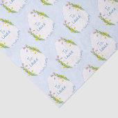 Gepersonaliseerde Preppy Floral Paasei Tissuepapier (Detail)