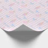 Gepersonaliseerde Preppy Notenkraker Aangepaste na Cadeaupapier (Hoek)