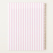Gepersonaliseerde Preppy Waterverf Bow Ribbonerie Planner (Achterkant)