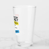 Gepersonaliseerde presentatie Whiskey Glass Glas (Links)