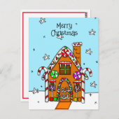 Gepersonaliseerde pretkerst briefkaart (Voorkant / Achterkant)