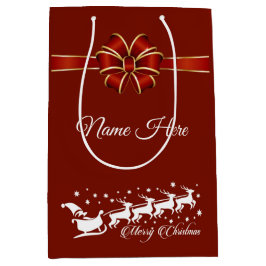 Gepersonaliseerde pretkerst medium cadeauzakje